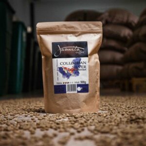 Frischer Kaffee in Packung, hochwertige Bohnen, Columbia Silver, nachhaltiger Anbau, 500g, bei DaHannes Shopping erhältlich.