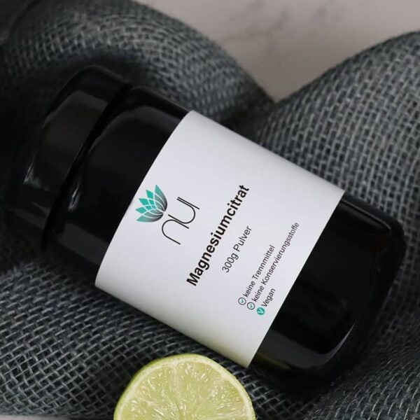 Magnesium Zitronenpulver, Nahrungsergänzung, vegane und zuckerfreie Mineralien, ideale Ergänzung, gesundes Lebensmittel, natürliche Mineralstoffe, kaliumreich, Muskelentspannung, antioxidativ.