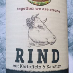 Rind mit Kartoffeln und Karotten 800g Nassnahrung 6 Dosen
