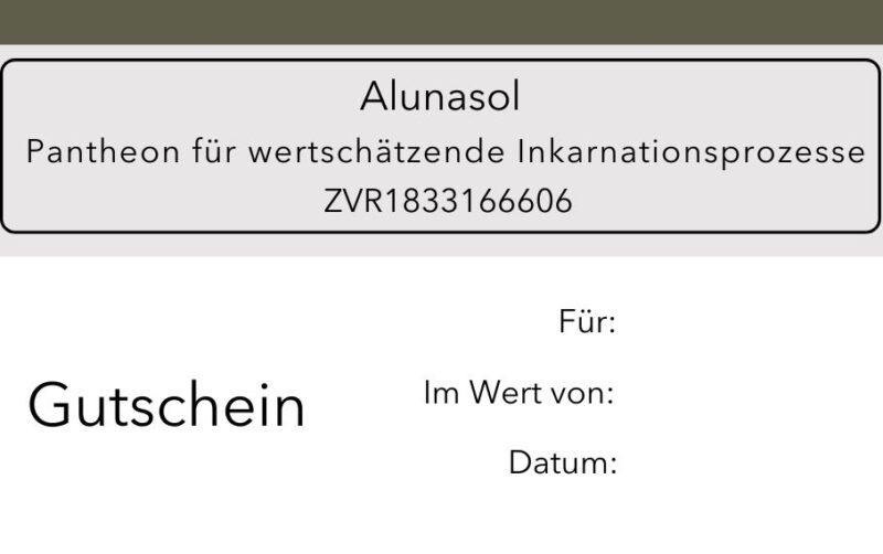 Gutschein Alunasol