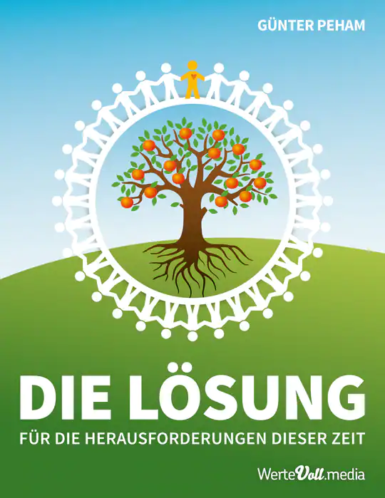 DaHannes Shopping nachhaltiges Apfelbaum-Motiv mit Menschenkreis und Sonnenwirtschaft für Gemeinschaft und Umweltname, GÜNTER PEHAM, für Herausforderungen geeignet.