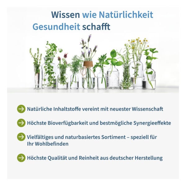 Vielseitiges, naturbasiertes Sortiment mit Kräutern und Heilpflanzen für Gesundheit und Wohlbefinden.