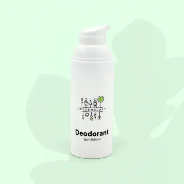 Weißer Deodorant-Spray für Sport, ideal für aktive Menschen, schützt vor Geruch, dermatologisch getestet, für frischen Körpergeruch, hochwertige Pflege, bei DaHannes Shopping erhältlich.