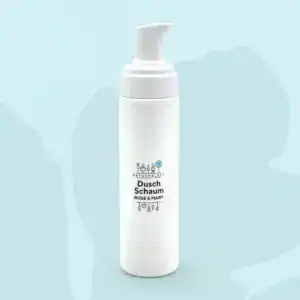 Hochwertiger Duschschaum mit Rose & Mary Duft, ideal für ein luxuriöses Duscherlebnis, pflegt die Haut sanft und hinterlässt einen angenehmen Duft.