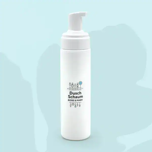Hochwertiger Duschschaum mit Rose & Mary Duft, ideal für ein luxuriöses Duscherlebnis, pflegt die Haut sanft und hinterlässt einen angenehmen Duft.