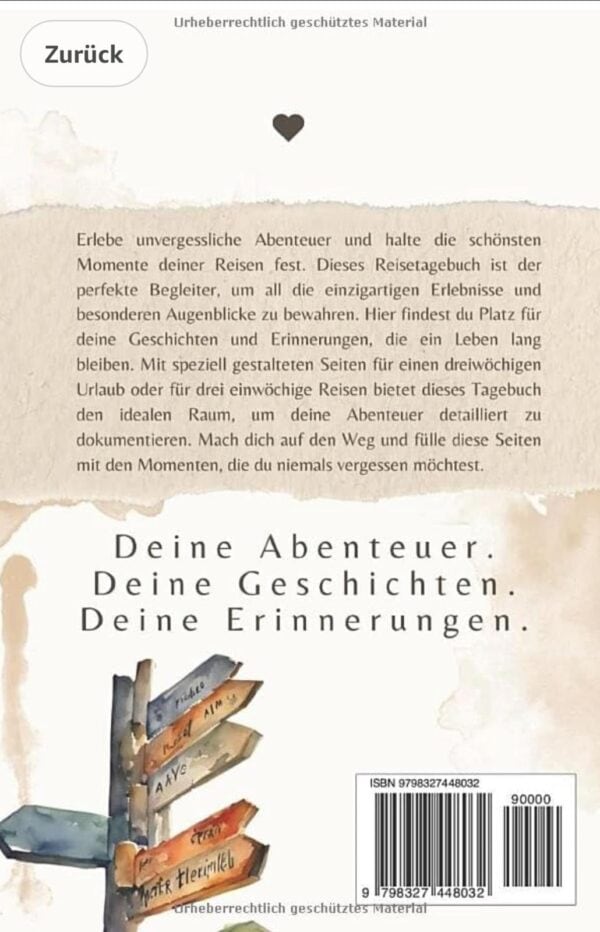 Reisetagebuch für Paare, das Erinnerungen und Abenteuer festhält, perfekt für gemeinsame Reisen und unvergessliche Momente. Ideal für romantische Ausflüge und gemeinsame Erlebnisse.